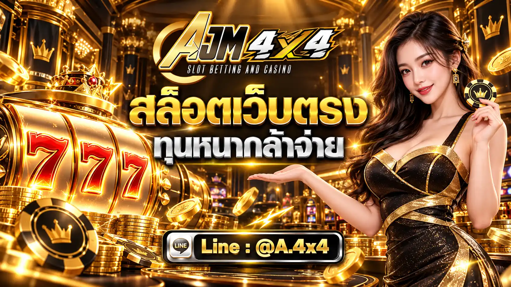 AJM4X4 เว็บตรงแห่งวงการออกนไลน์ คลังเกมแน่น มาตรฐานขั้นสูง